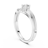 Gold Ring L03-1336, White Gold