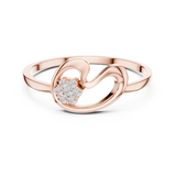 Gold Ring DR-6209, Rose Gold