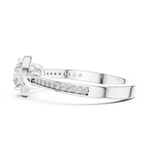 Gold Ring LR-0332, White Gold, view 3