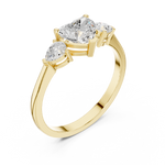 Gold Ring HLR-234, Yellow Gold, view 2