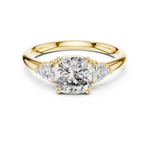 Gold Ring DDLR-033, Yellow Gold, view 4