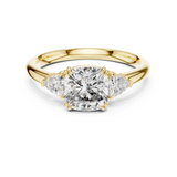 Gold Ring DDLR-033, Yellow Gold, view 4