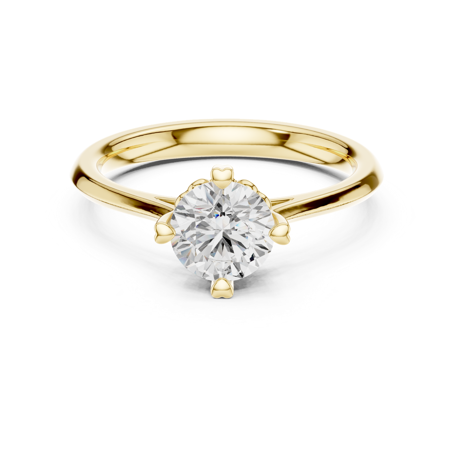 Gold Ring DDLR-546, Yellow Gold