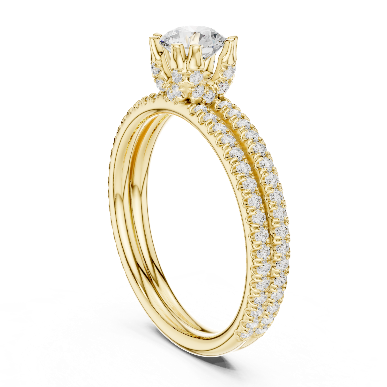 Gold Ring LR-0342, Yellow Gold