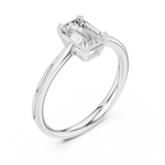 Gold Ring DDLR-802, White Gold, view 2