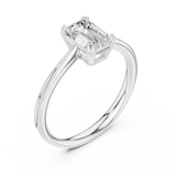 Gold Ring DDLR-802, White Gold, view 2