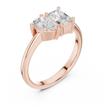 Gold Ring DDLR-526, Rose Gold, view 2