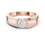 Gold Men's Ring GGR-0025, Rose Gold