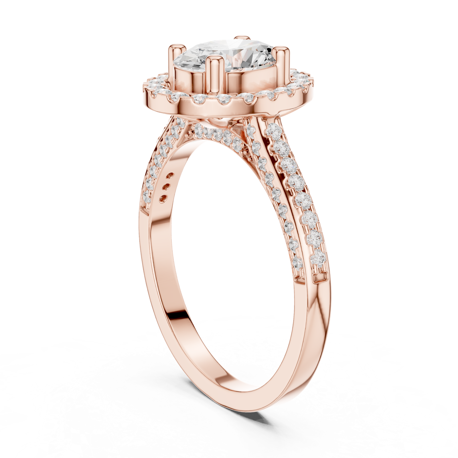 Gold Ring DDLR-415, Rose Gold