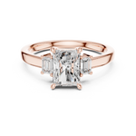 Gold Ring DDLR-906, Rose Gold, view 4