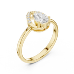 Gold Ring DDLR-511, Yellow Gold, view 2