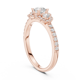 Gold Ring LR-0289, Rose Gold, view 1