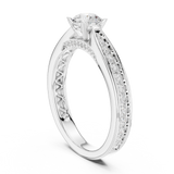 Gold Ring LR-0311, White Gold