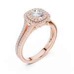 Gold Ring LR-0253, Rose Gold, view 2