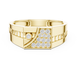 Gold Ring LR-01 (29), Yellow Gold, view 4