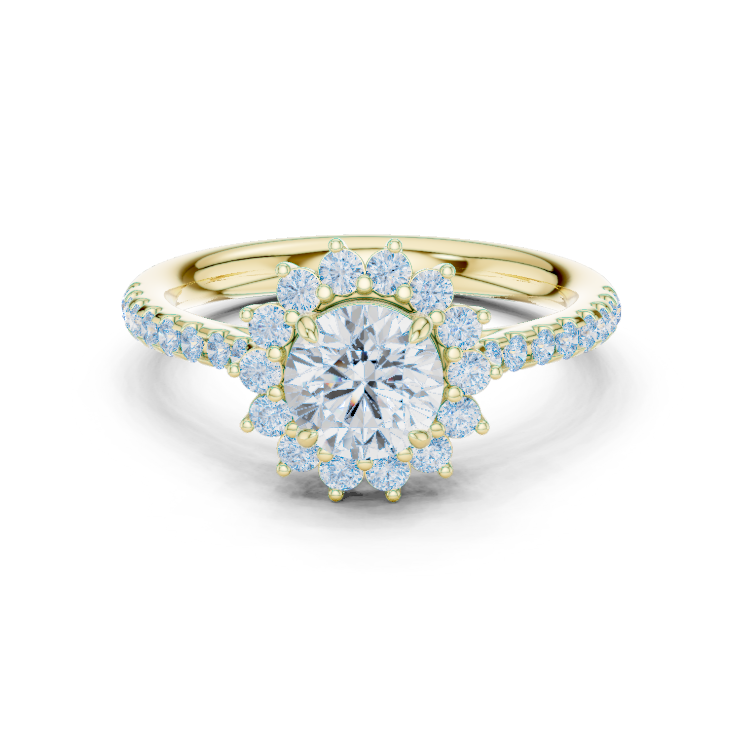 Gold Ring DDLR-674, Yellow Gold