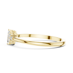 Gold Ring HLR-232, Yellow Gold, view 3