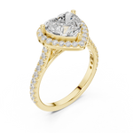 Gold Ring DDLR-432, Yellow Gold, view 2