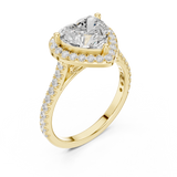 Gold Ring DDLR-432, Yellow Gold, view 2