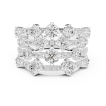 Gold Ring DDLR-866, White Gold, view 4