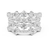 Gold Ring DDLR-866, White Gold, view 4
