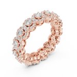 Gold Ring DDLR-307, Rose Gold, view 2