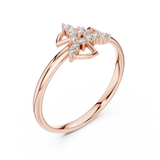 Gold Ring Ledis Ring, Rose Gold, view 2