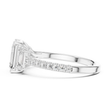 Gold Ring DDLR-790, White Gold, view 3