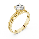 Gold Ring LR-0005, Yellow Gold, view 2