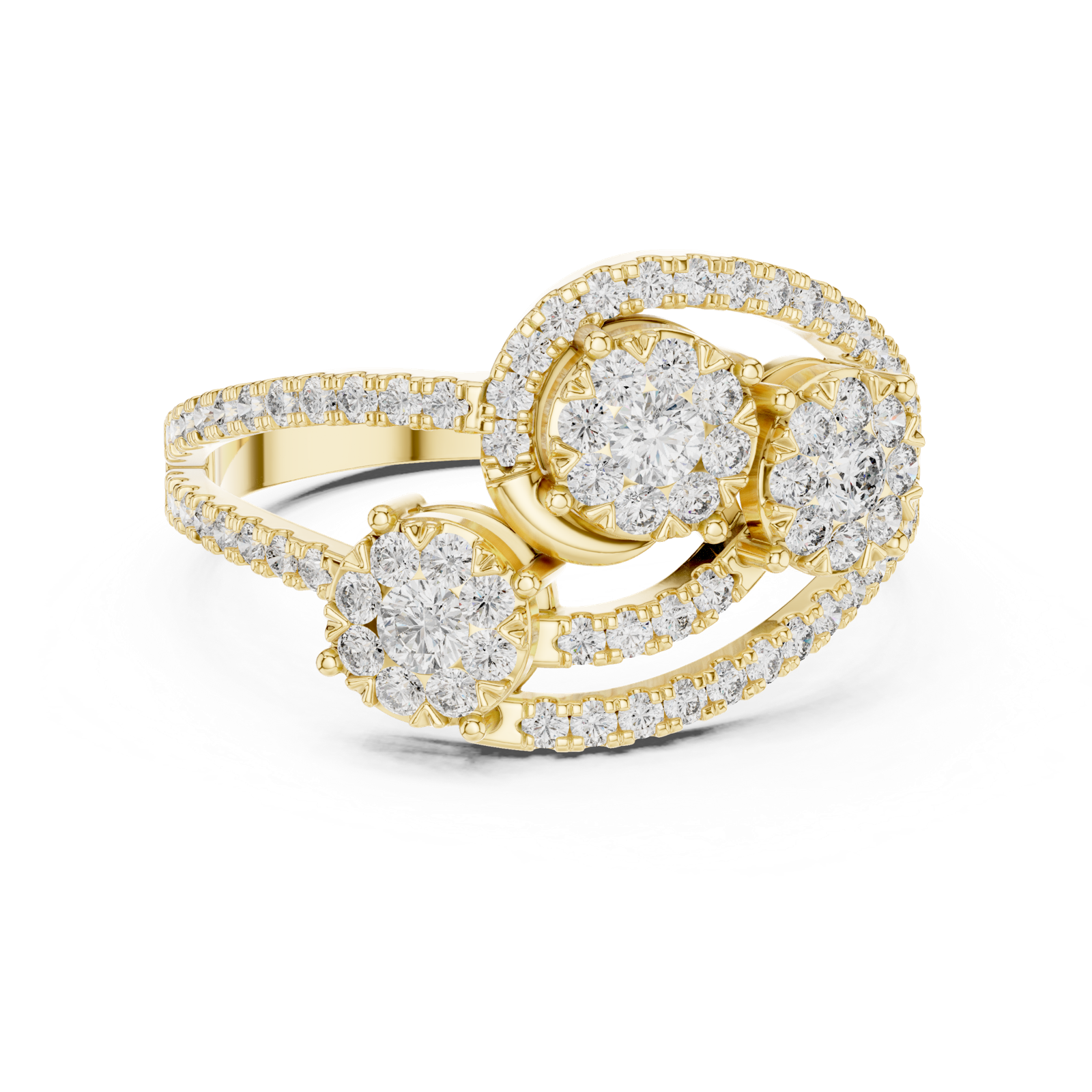 Gold Ring 19-120003L, Yellow Gold, view 4