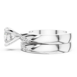 Gold Ring DDLR-291, White Gold, view 3