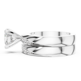 Gold Ring DDLR-291, White Gold, view 3