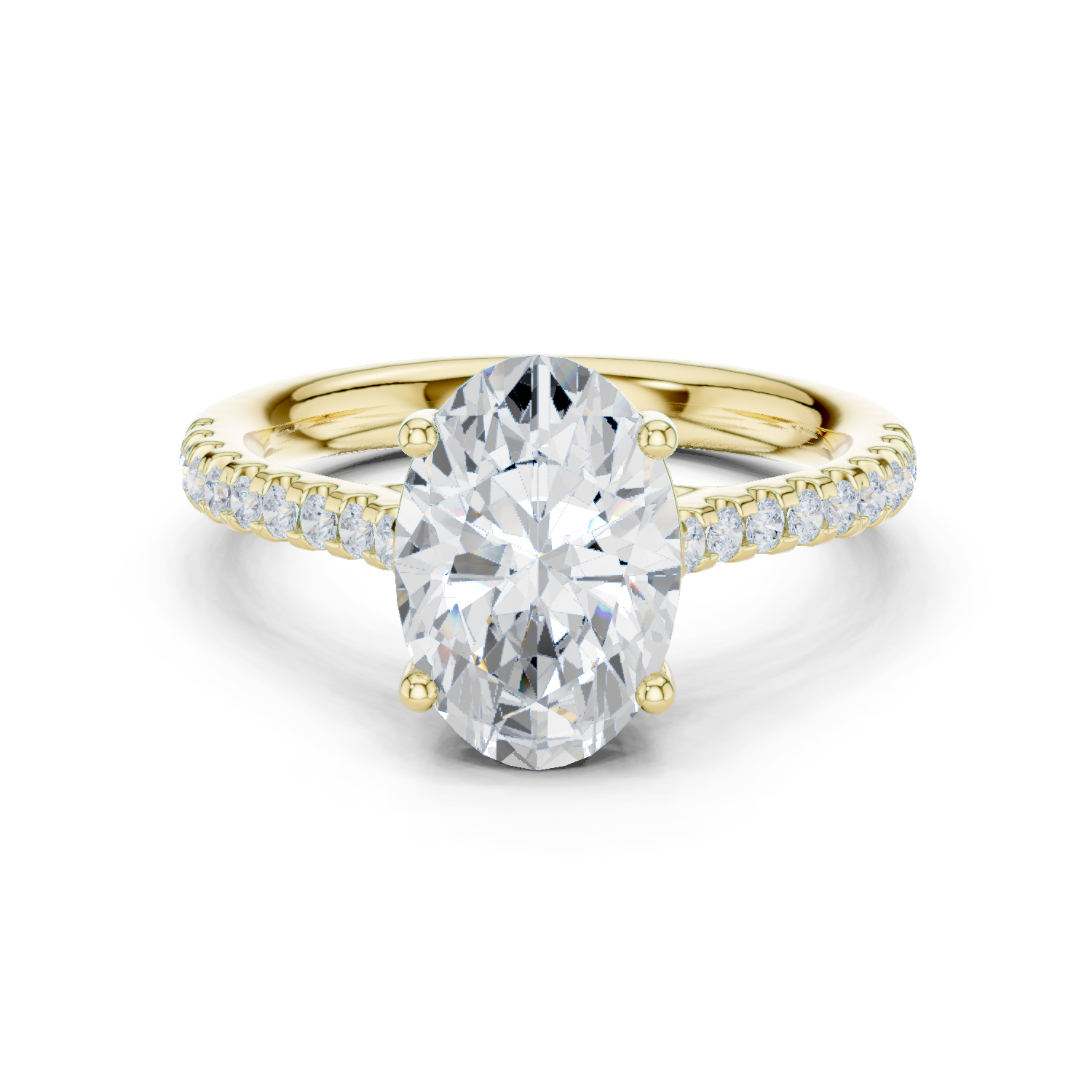 Gold Ring DDLR-729, Yellow Gold