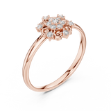 Gold Ring Ledis Ring, Rose Gold, view 2
