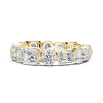 Gold Ring DDLR-393, Yellow Gold, view 3