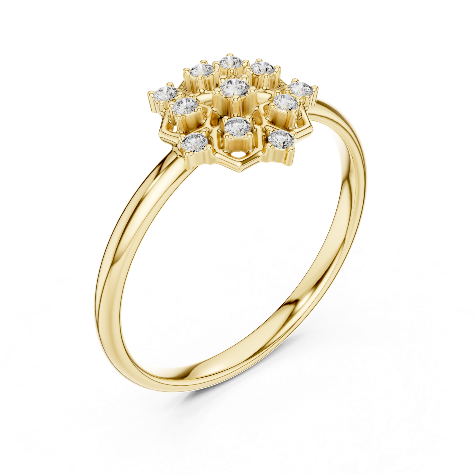 Gold Ring 1 (408), Yellow Gold, view 2
