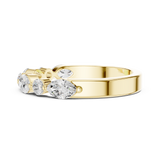 Gold Ring DDLR-384, Yellow Gold, view 3