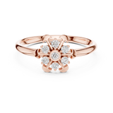 Gold Ring 1 (286), Rose Gold, view 4