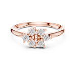 Gold Ring 1 (456), Rose Gold, view 4