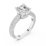 Gold Ring DDLR-976, White Gold, view 2