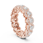Gold Ring DDLR-764, Rose Gold, view 1