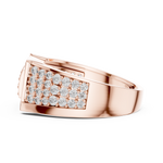 Gold Ring LR-01 (14), Rose Gold, view 3