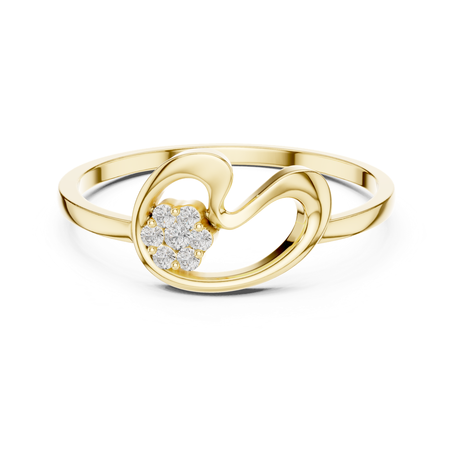 Gold Ring DR-6209, Yellow Gold