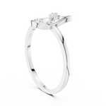 Gold Ring DR-6244, White Gold, view 1