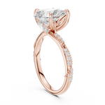 Gold Ring DDLR-966, Rose Gold