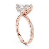 Gold Ring DDLR-966, Rose Gold