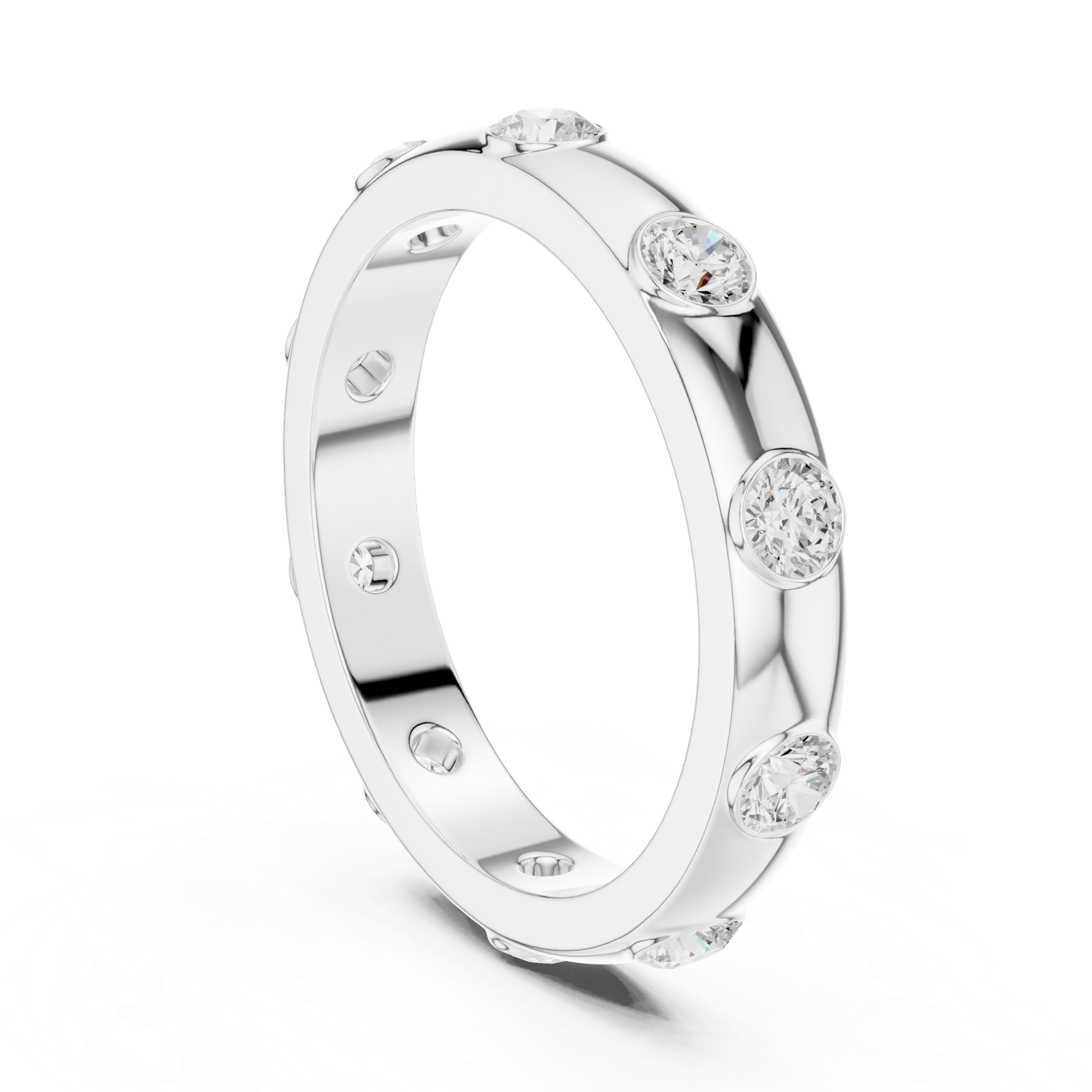 Gold Ring DDLR-352, White Gold