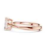 Gold Ring DDLR-537, Rose Gold, view 3