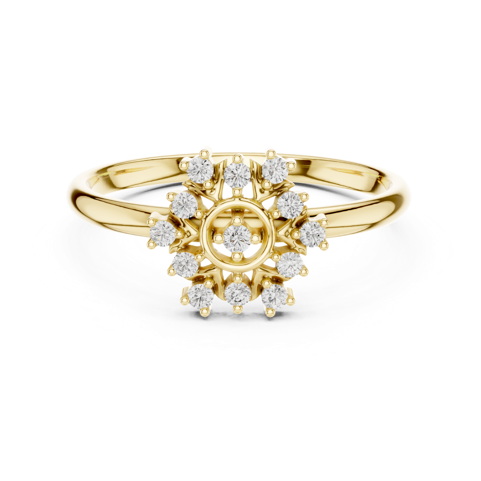 Gold Ring 1 (409), Yellow Gold, view 4