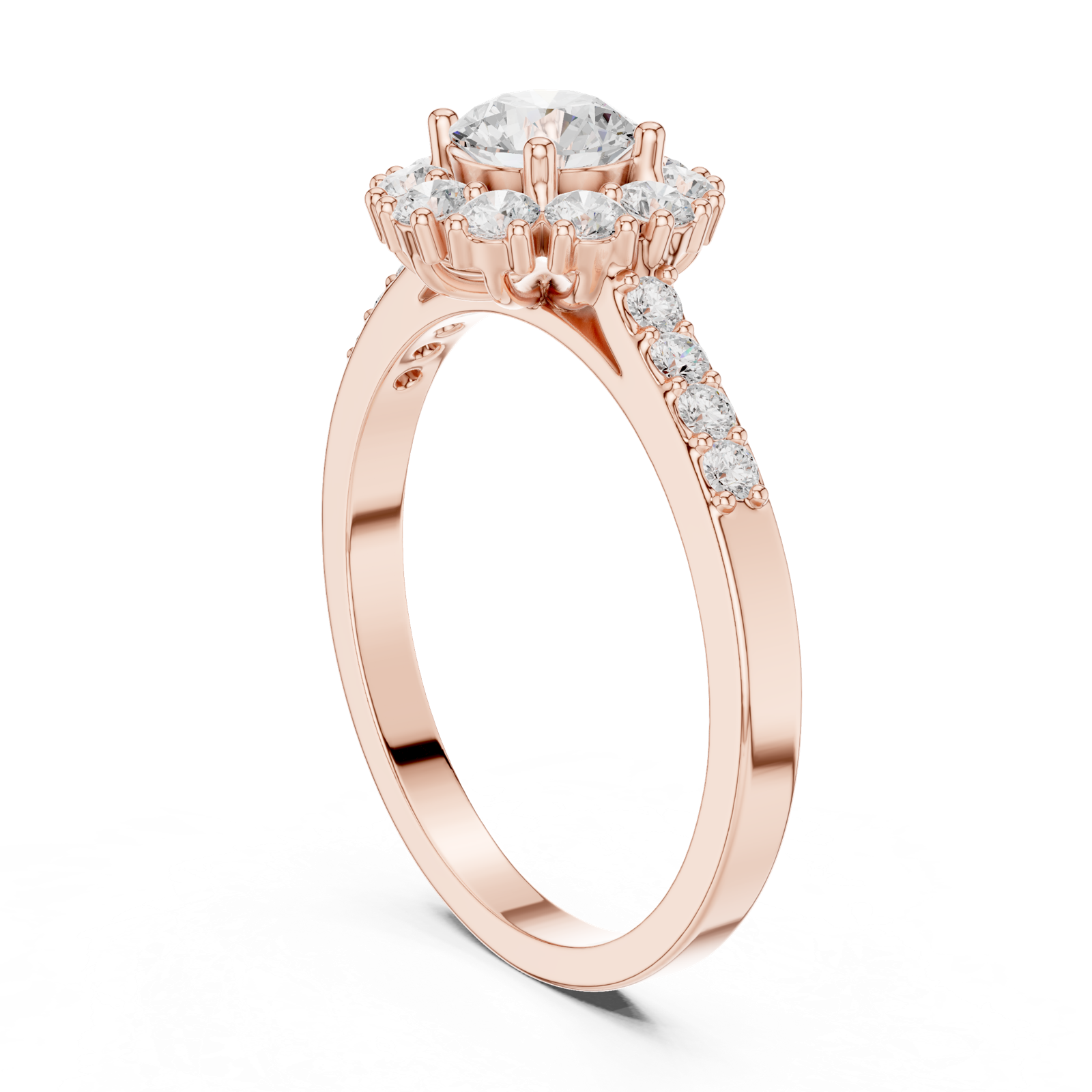 Gold Ring ALR-66, Rose Gold